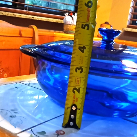 Anchor Hocking Cobalt Blue 2 Quart, 9" Round Covered Lid Casserole Dish. Colbat. - Picture 8 of 13